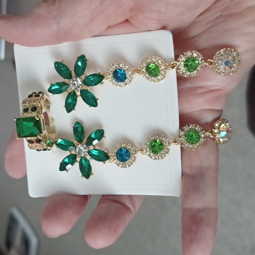 Earrings and ring